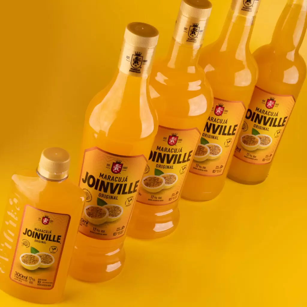 redesign embalagens Bebidas Joinville