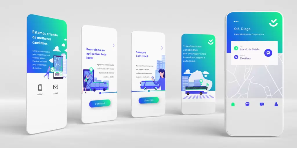 rebranding de software de mobilidade