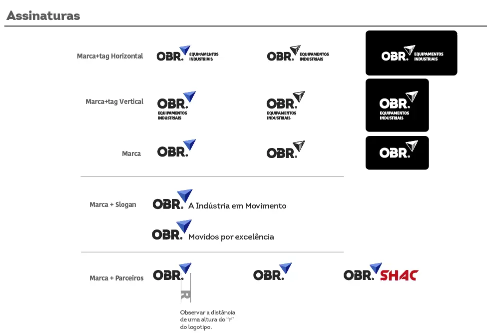 redesign OBR equipamentos