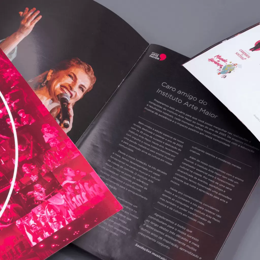 design editorial revista Instituto Arte Maior