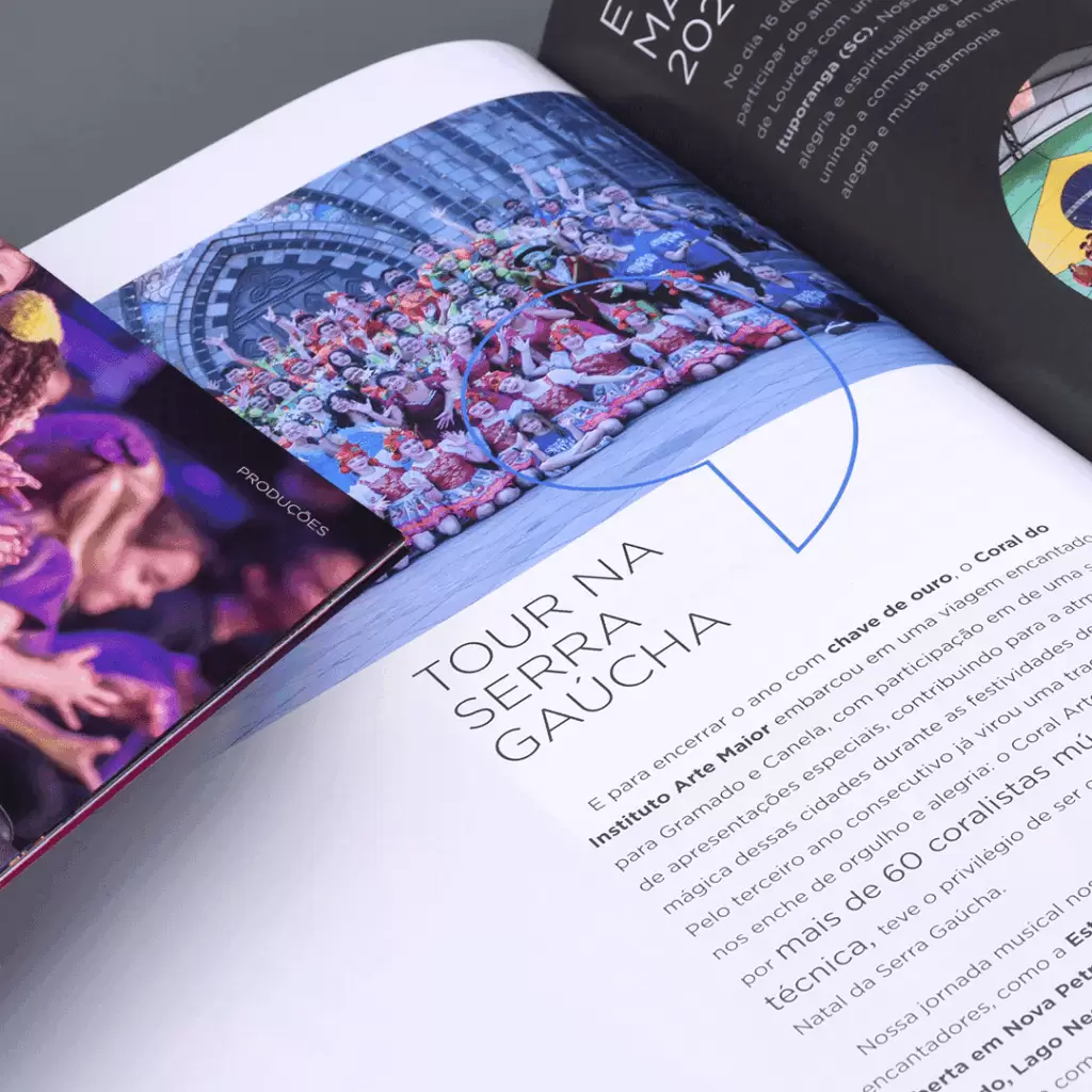 design editorial revista Instituto Arte Maior