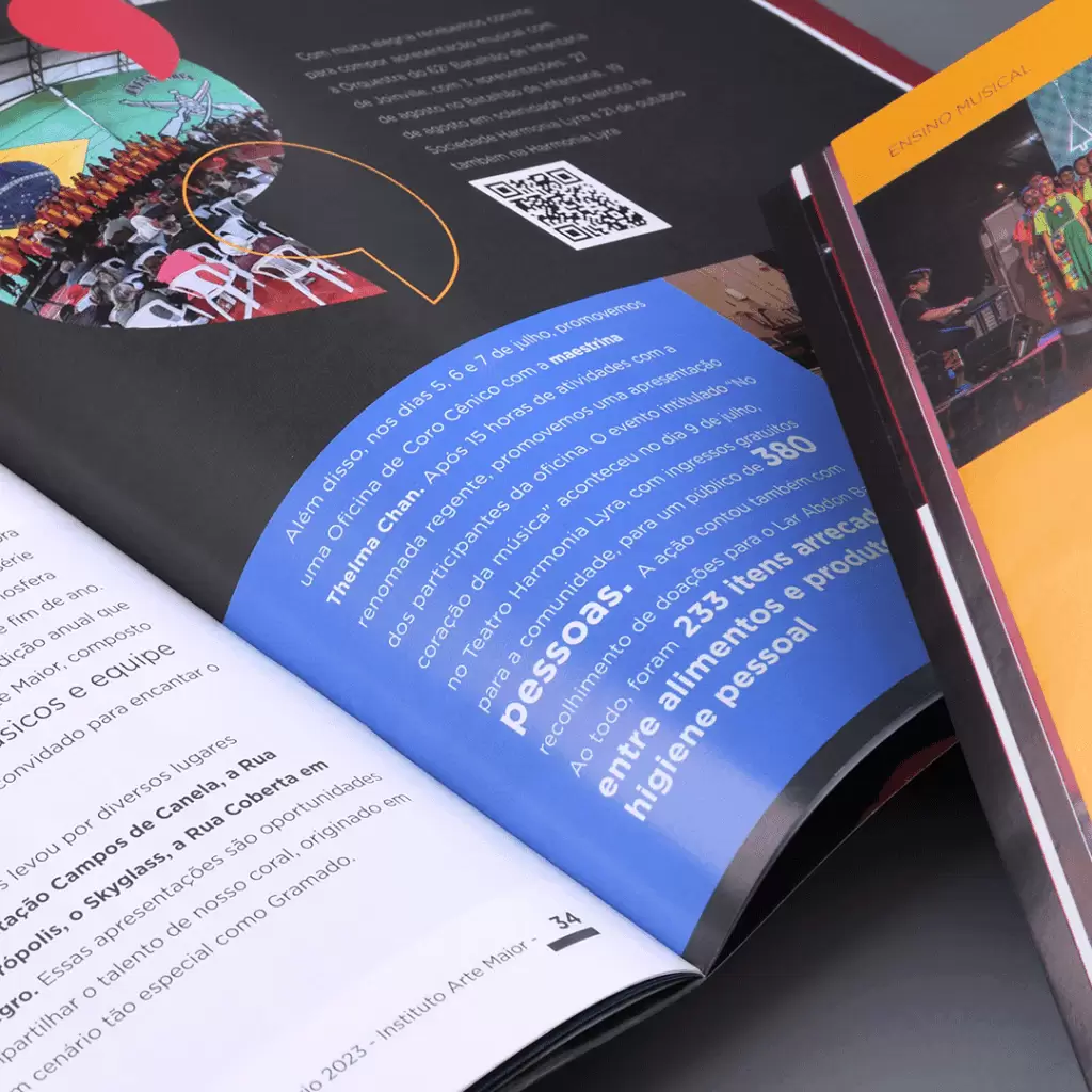 design editorial Instituto Arte Maior