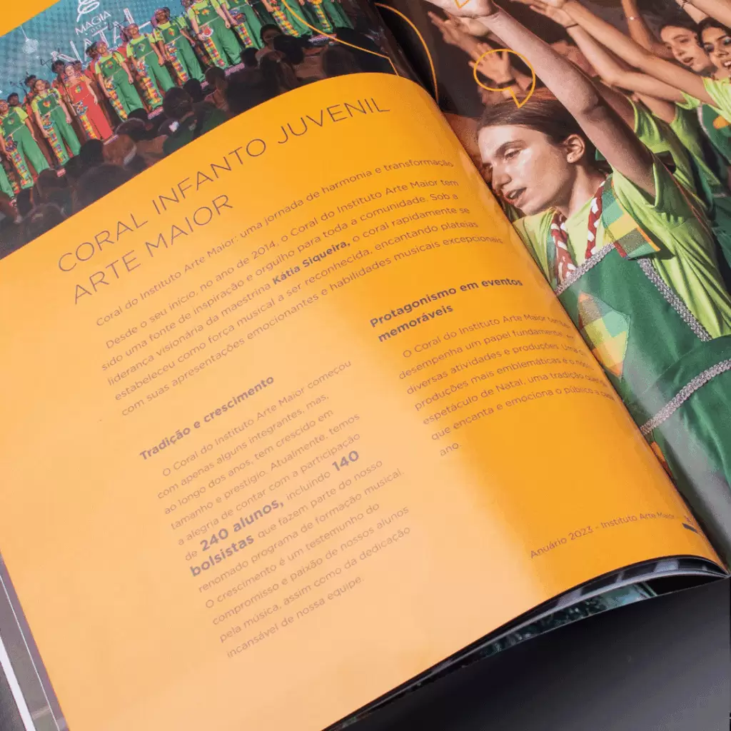 design editorial Instituto Arte Maior