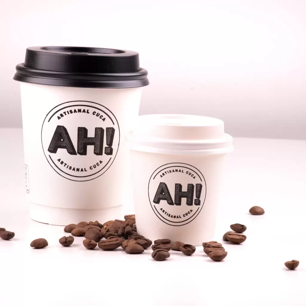 DEsign de marca rede de franquias AH! Cucaria