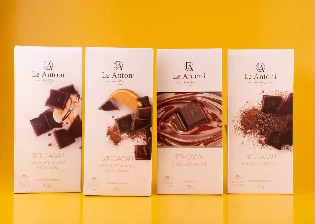 embalagens chocolates Le Antoni