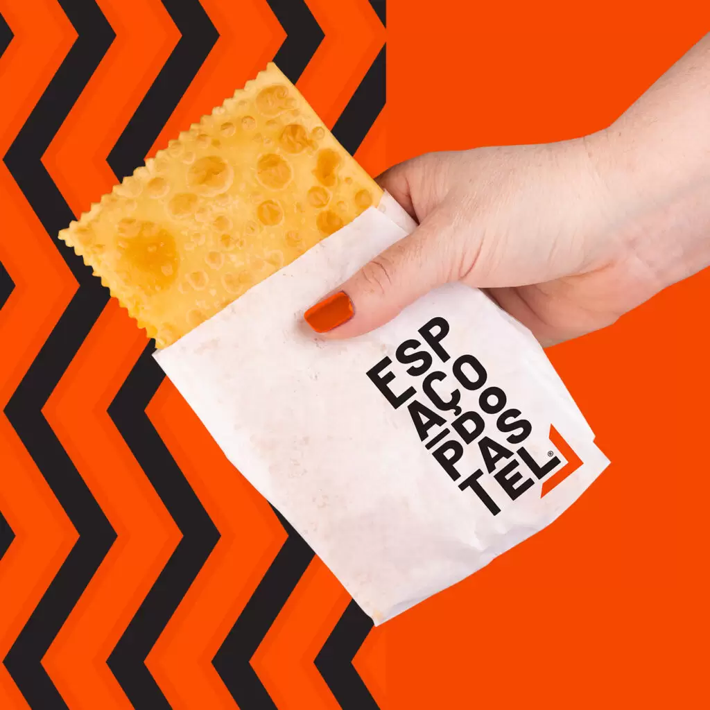 Fotografia de cardápio e post para redes sociais para a rede de lojas Espaço do Pastel