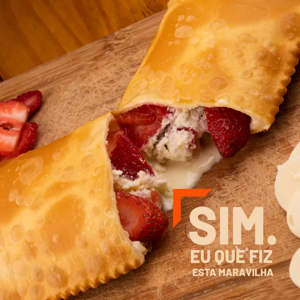 Post de Redes sociais para rede de lojas Espaço do Pastel