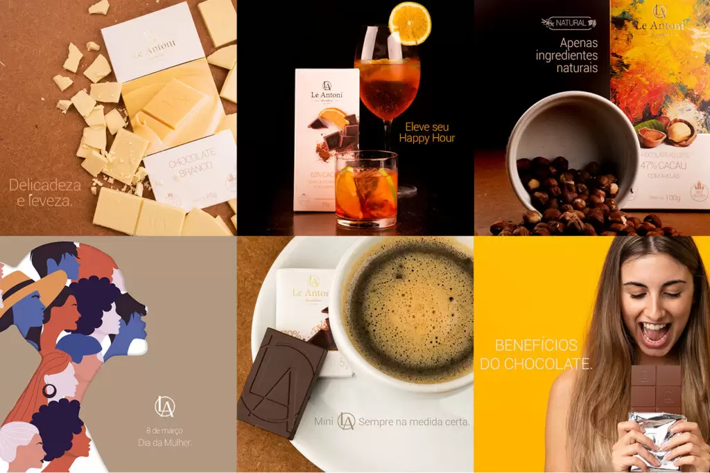 embalagens chocolates Le Antoni
